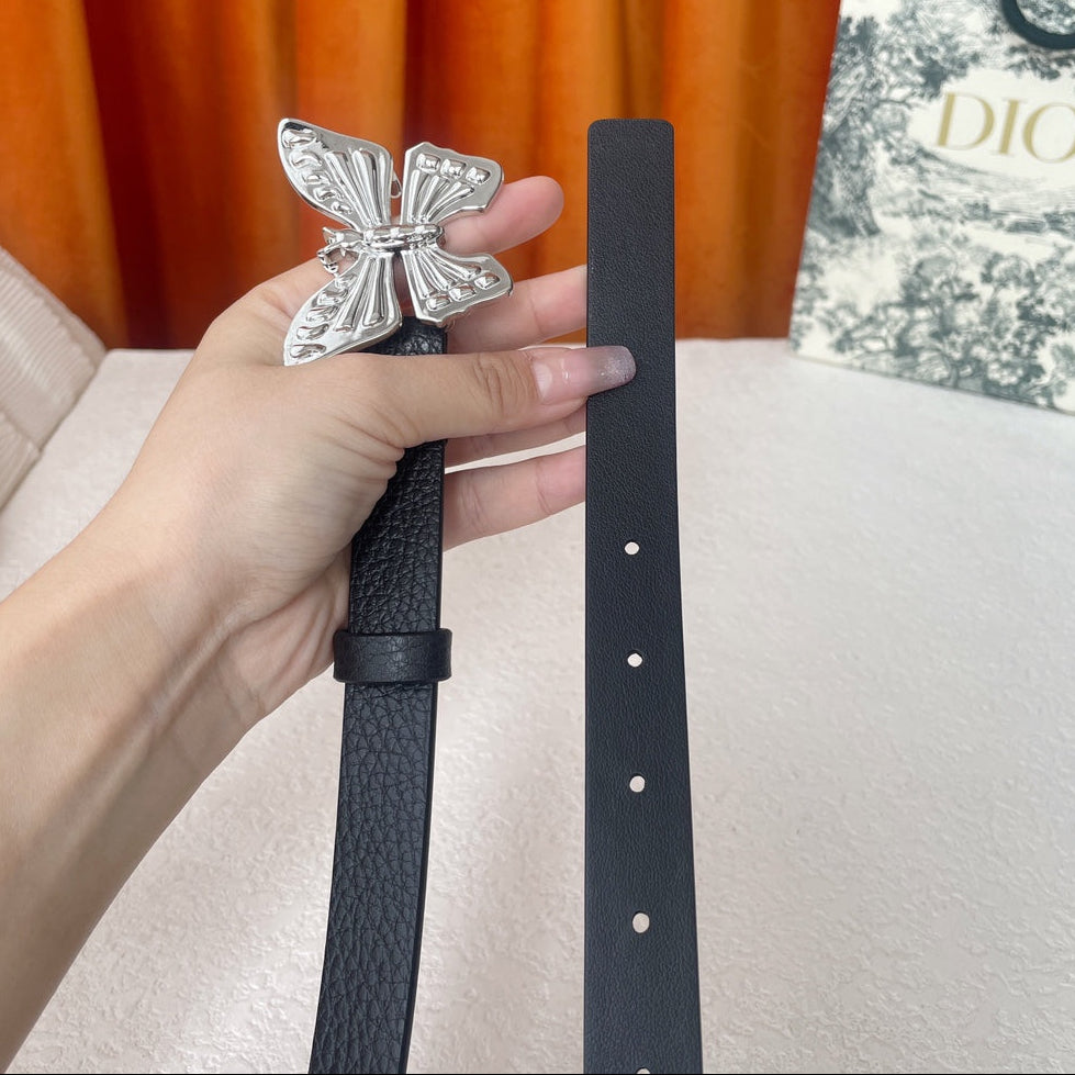 DIOR 25S BELT 20 MM IN BLACK CALFSKIN 567922 - 30
