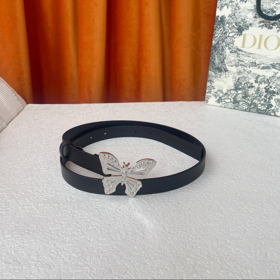 DIOR 25S BELT 20 MM IN BLACK CALFSKIN 567922 - 30