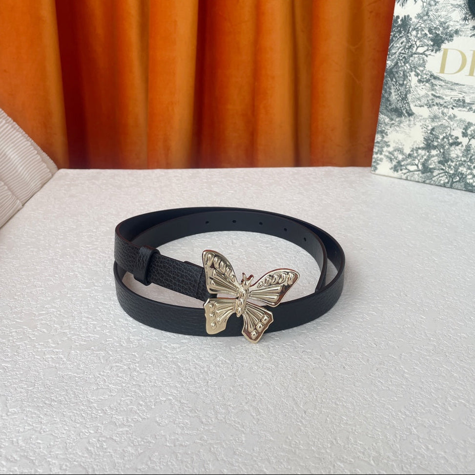 DIOR 25S BELT 20 MM IN BLACK CALFSKIN 567923 - 30
