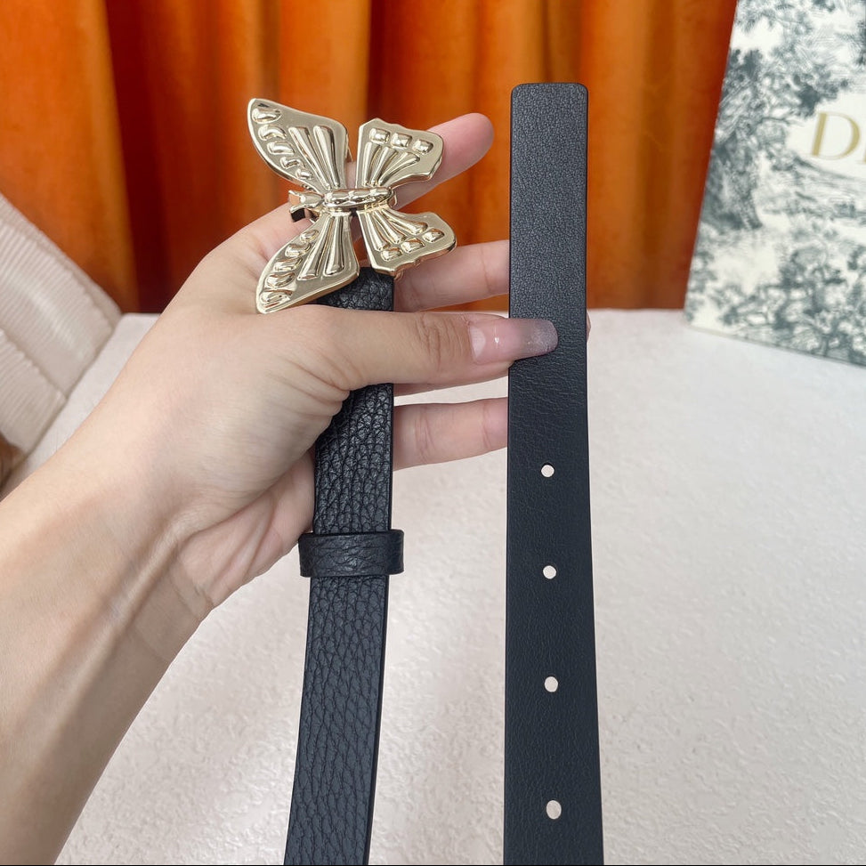 DIOR 25S BELT 20 MM IN BLACK CALFSKIN 567923 - 30