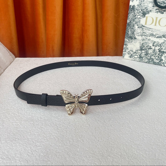 DIOR 25S BELT 20 MM IN BLACK CALFSKIN 567923 - 30