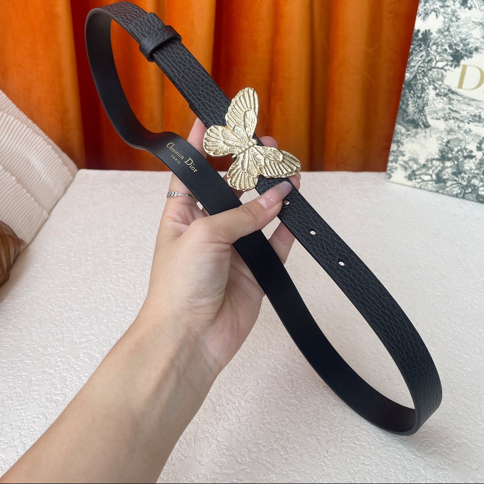 DIOR 25S BELT 20 MM IN BLACK CALFSKIN 567926 - 30