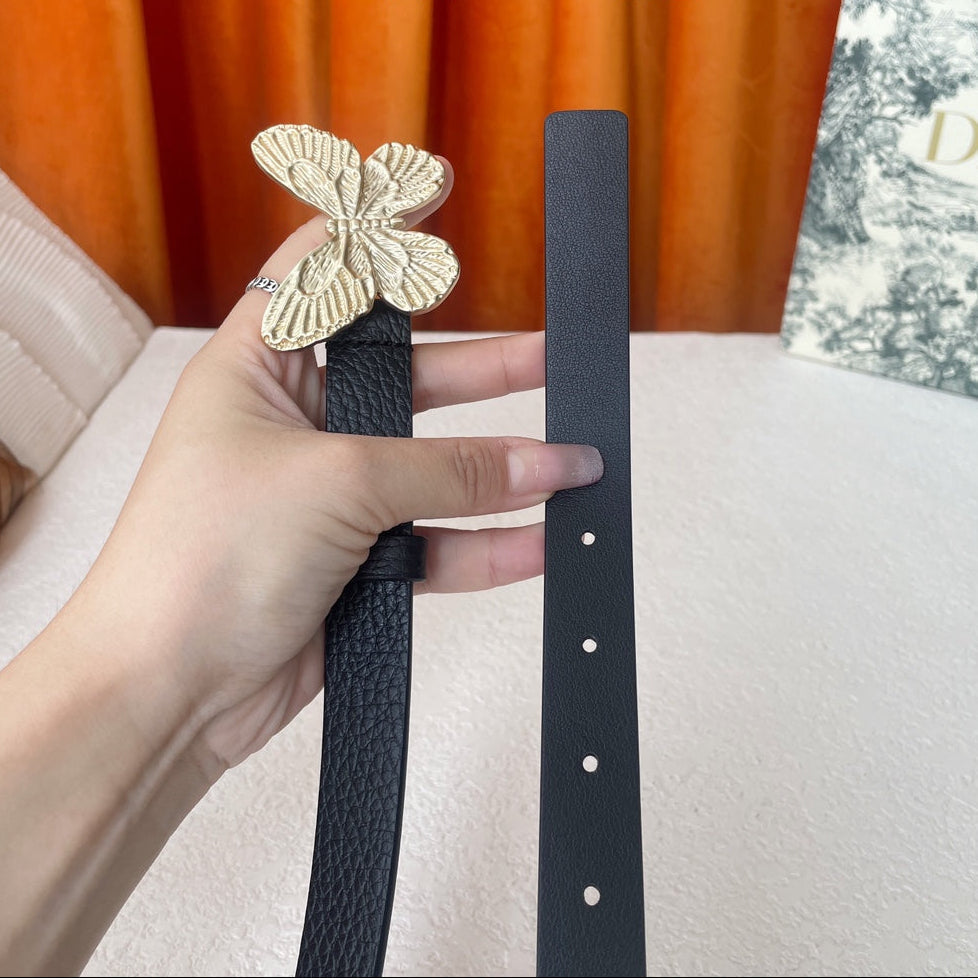 DIOR 25S BELT 20 MM IN BLACK CALFSKIN 567926 - 30