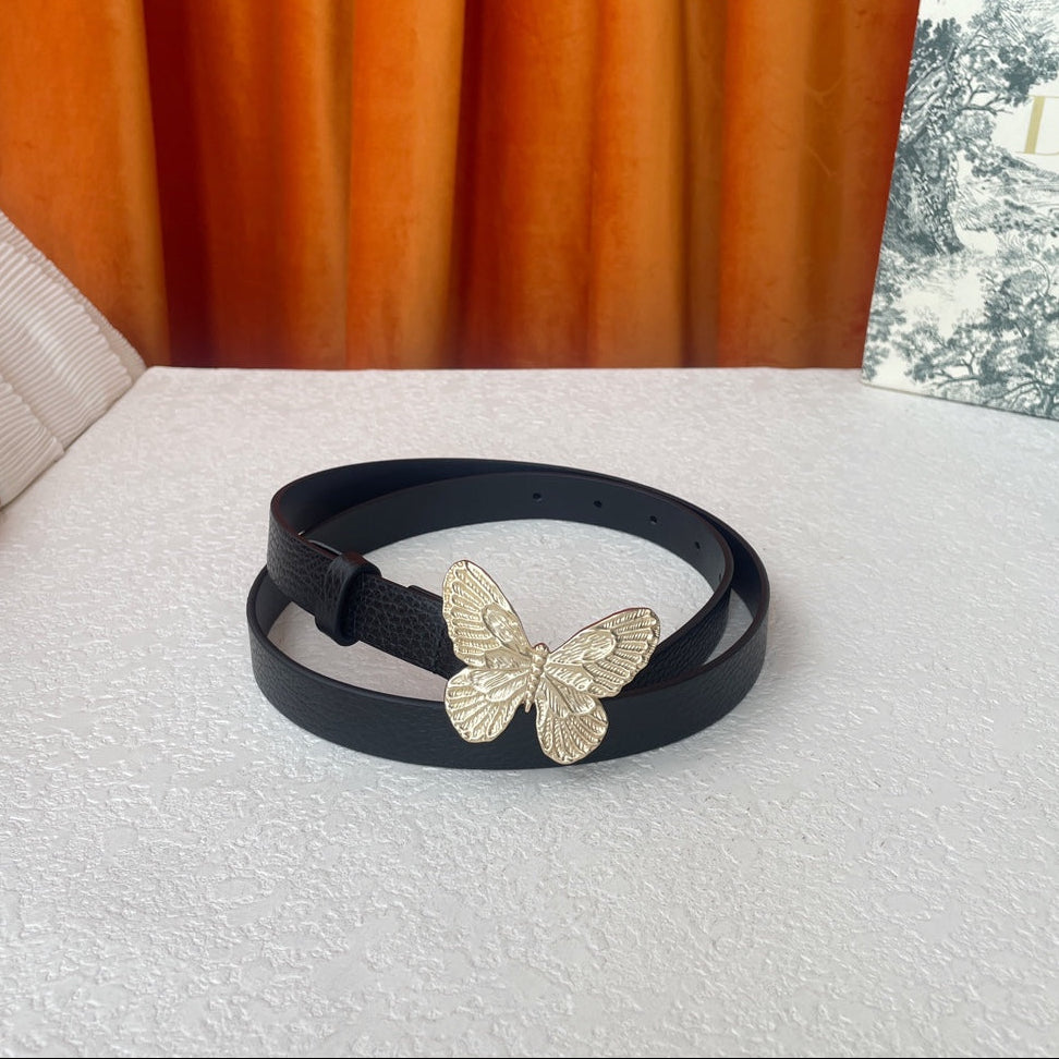 DIOR 25S BELT 20 MM IN BLACK CALFSKIN 567926 - 30