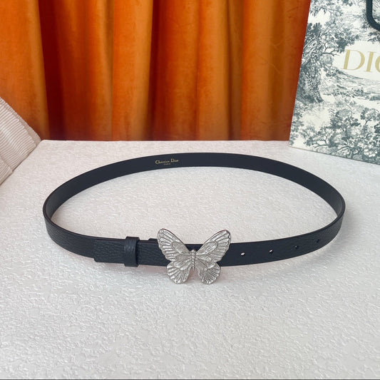 DIOR 25S BELT 20 MM IN BLACK CALFSKIN 567925 - 30