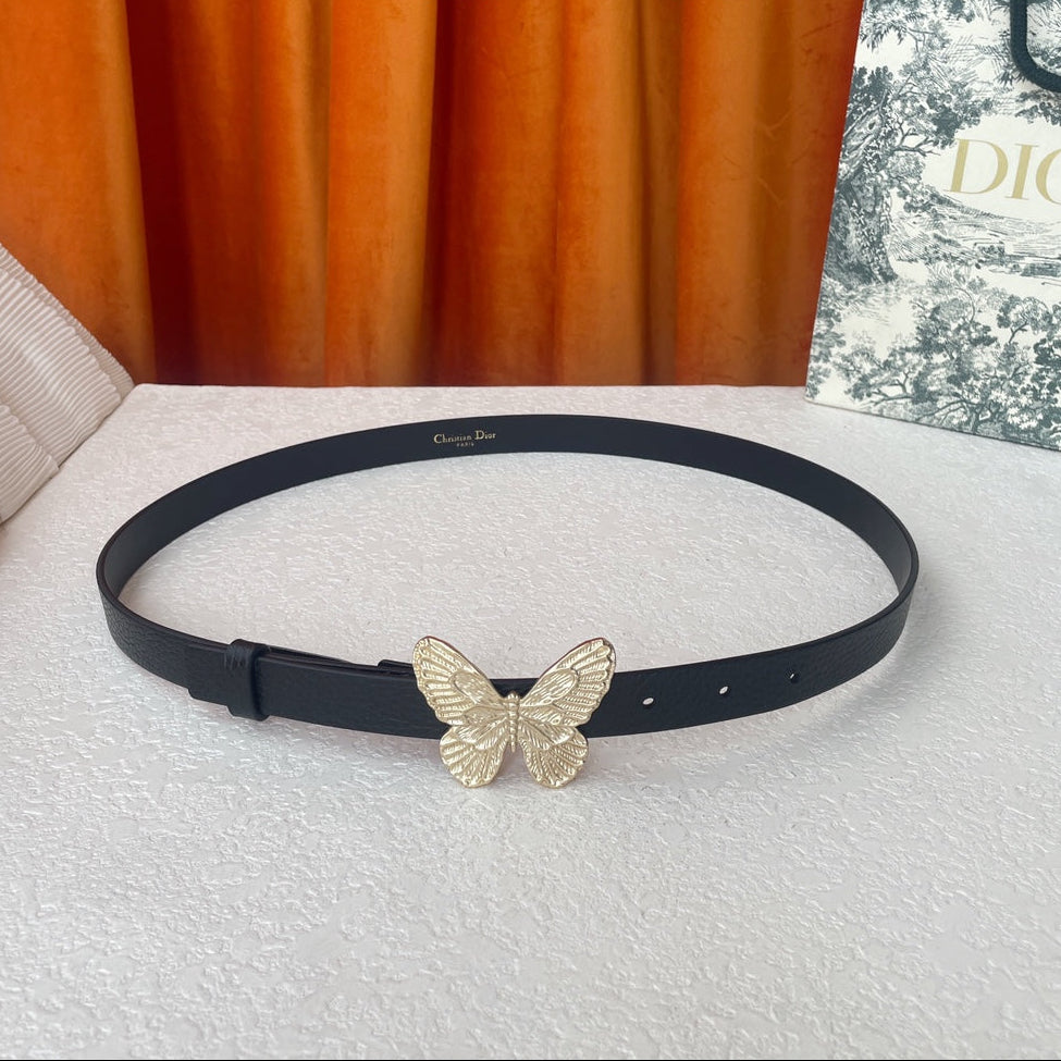 DIOR 25S BELT 20 MM IN BLACK CALFSKIN 567926 - 30