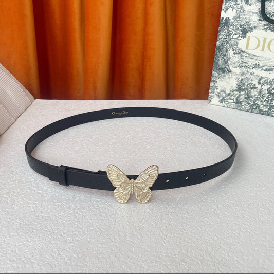 РЕМІНЬ DIOR 25S 20 ММ З ЧОРНОЇ ТЕЛЯЧОЇ ШКІРИ 567926 - 30