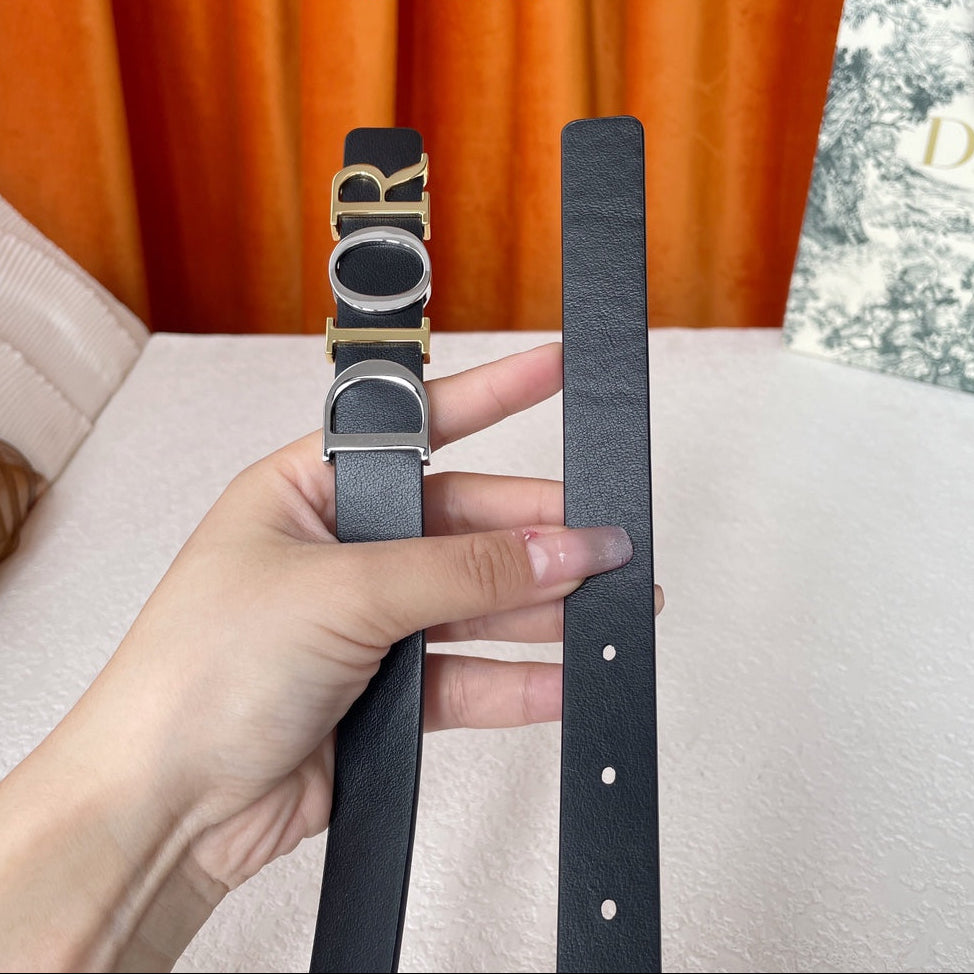 DIOR 25S BELT 20 MM IN BLACK CALFSKIN 562162 - 30