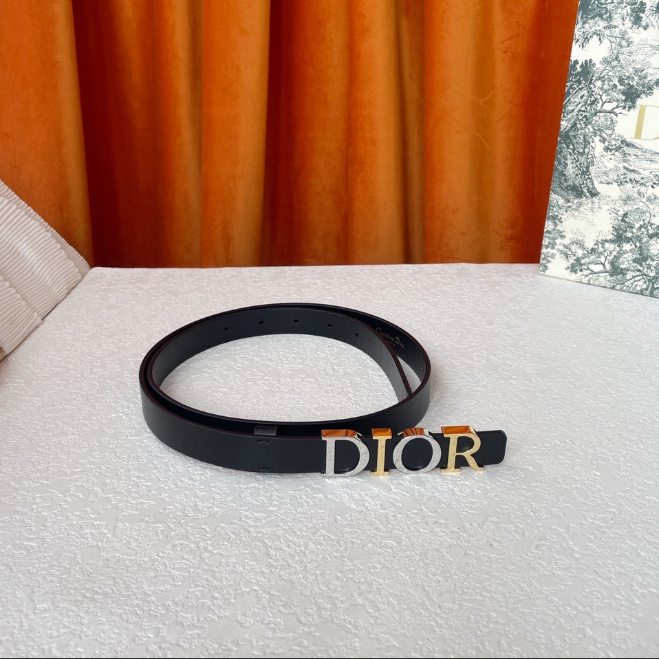 DIOR 25S BELT 20 MM IN BLACK CALFSKIN 562162 - 30