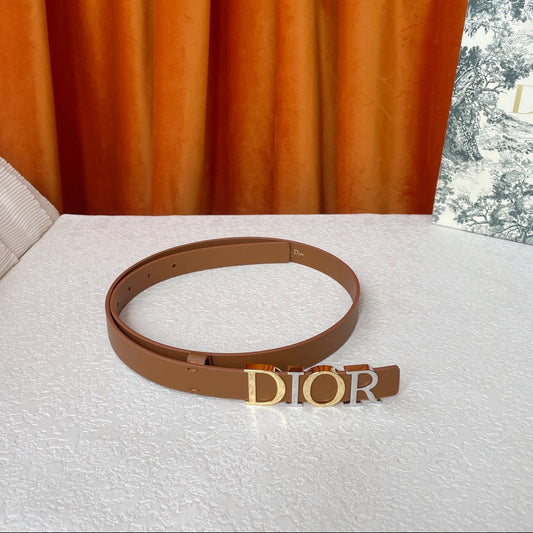 DIOR 25S BELT 20 MM IN BROWN CALFSKIN 562165 - 30