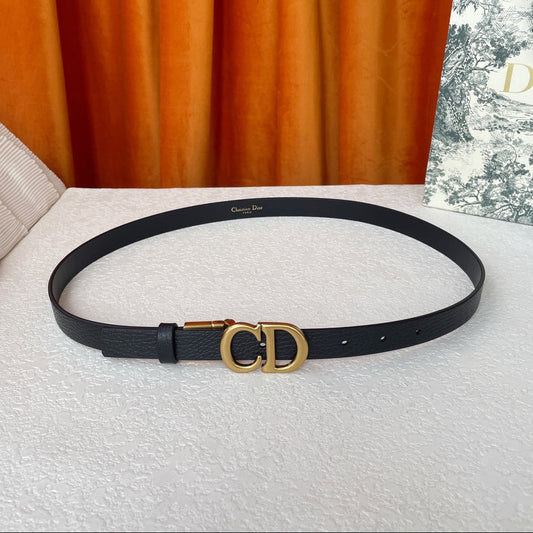 DIOR 25S BELT 20 MM IN BLACK CALFSKIN 563224 - 30