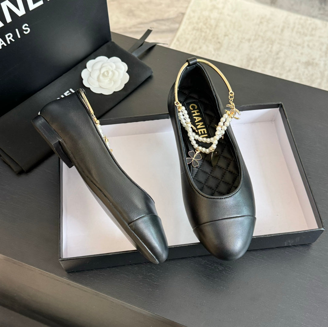 Double Strap Chunky Heel Mary Jane Shoes Black - 35