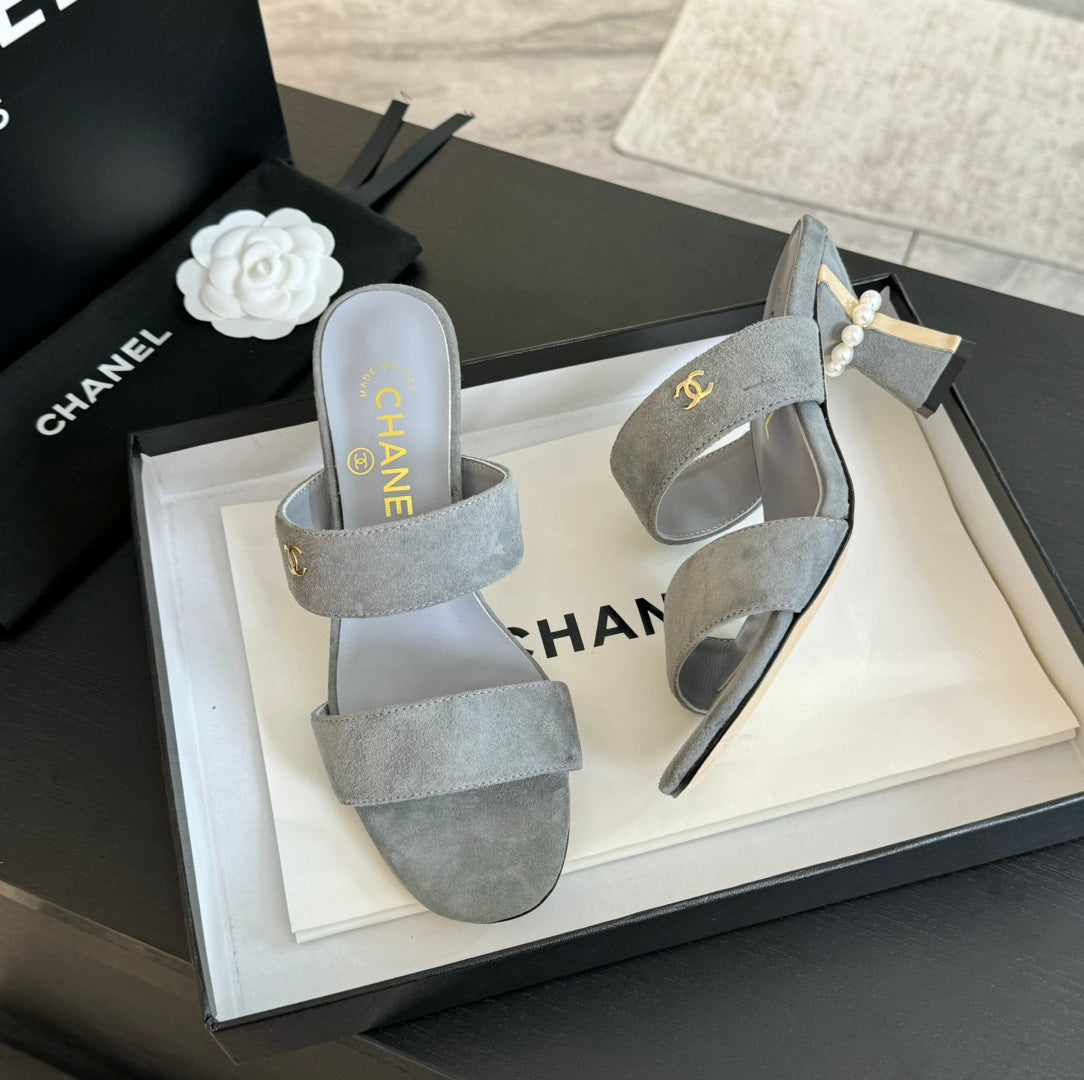 High Heels Lambskin Gray - 34