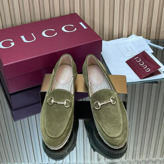 ЛОФЕРИ GUCCI 26S З ЗАМШІ КОЛЬОРУ МХУ