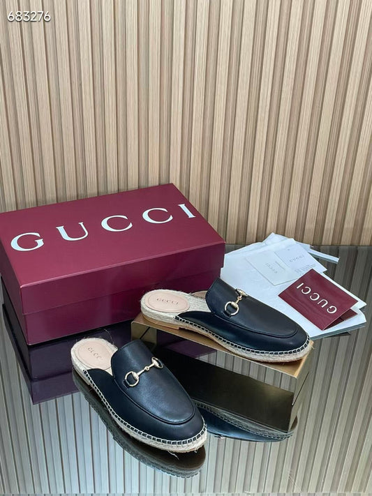 МЮЛІ-ЛОФЕРИ GUCCI 26S З ЧОРНОЇ ТЕЛЯЧОЇ ШКІРИ