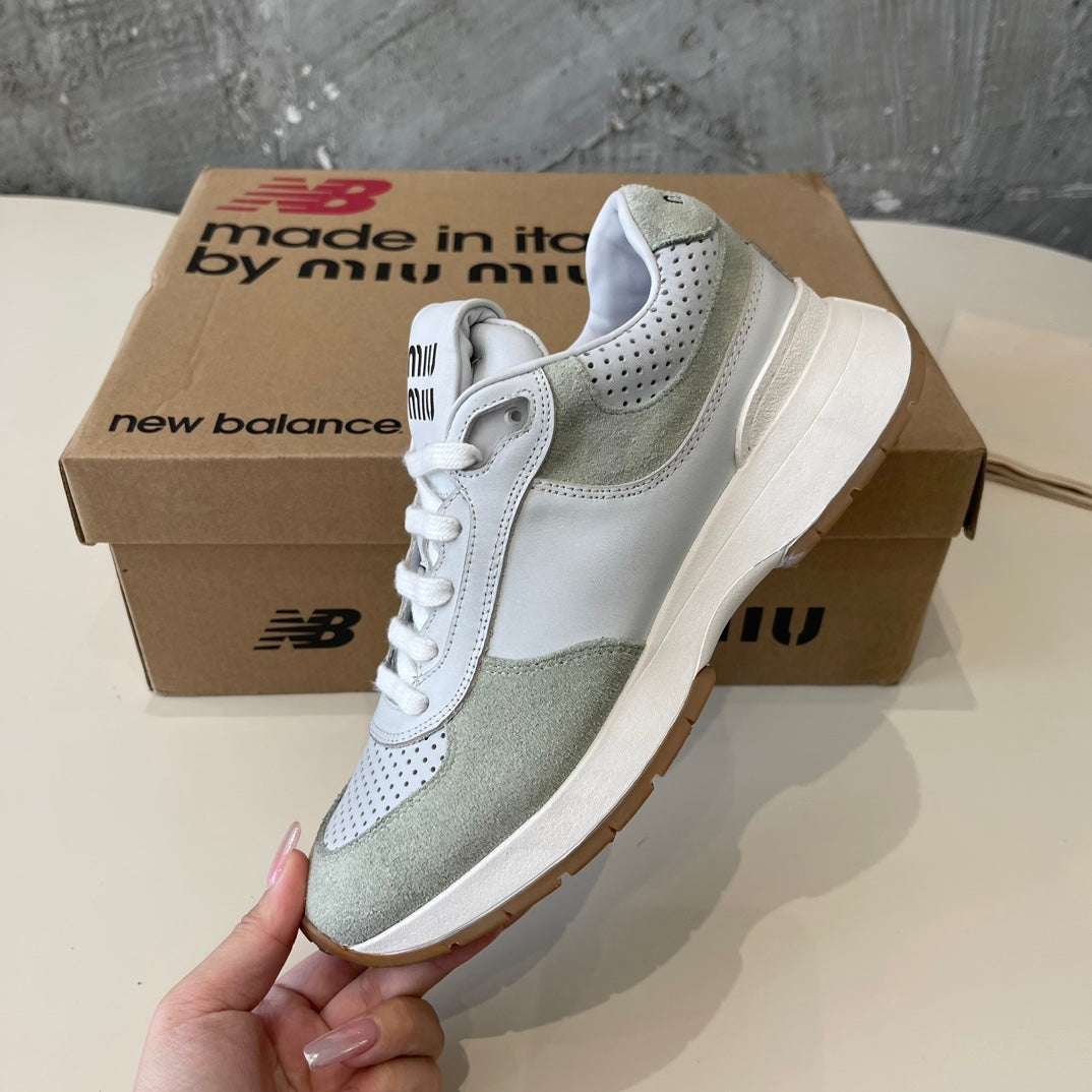 LIGHT GRAY MIX GRAY SNEAKERS COWHIDE - 35