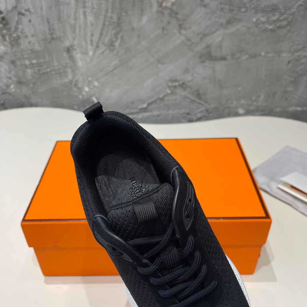 HEROS SNEAKERS BLACK MIX ROSE GOATSKIN - 35