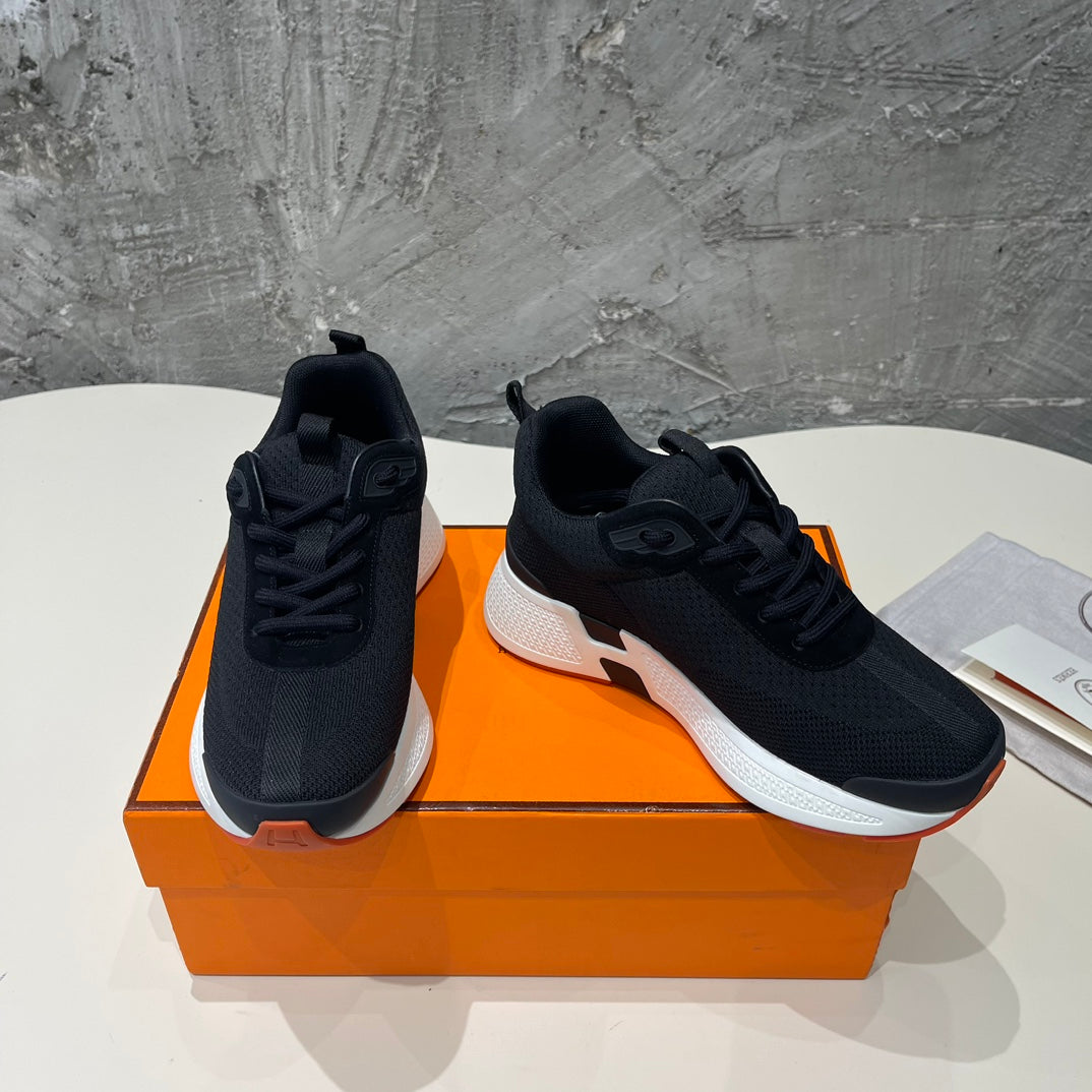 HEROS SNEAKERS BLACK MIX ROSE GOATSKIN - 35