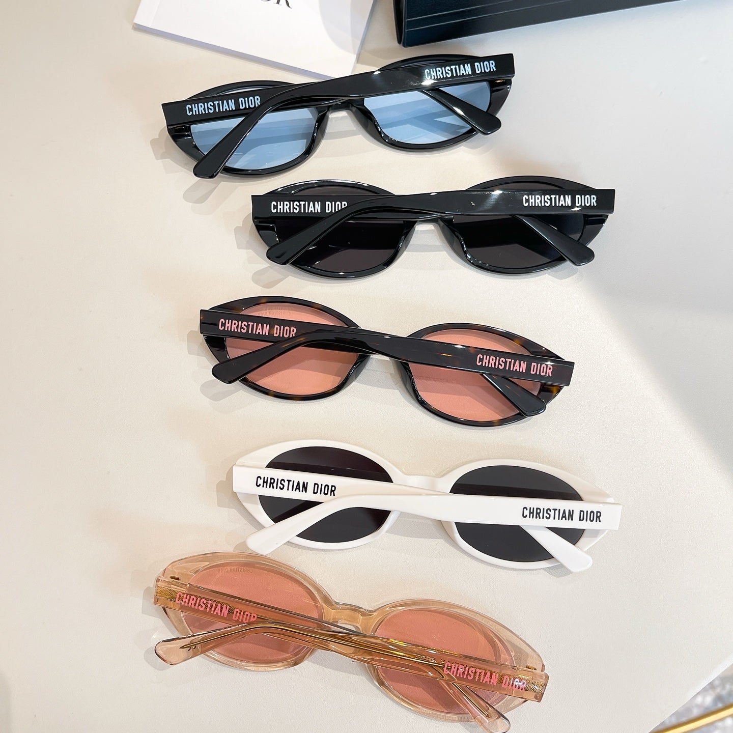 MONTAIGNE SUNGLASS ¥ACIFIC R1F IN ACETATE - Pink Clear