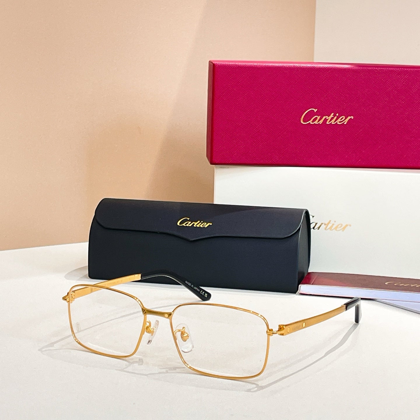 SANTOS RECTANGULAR FRAME SUNGLASSES CT0555OA IN METAL - Black