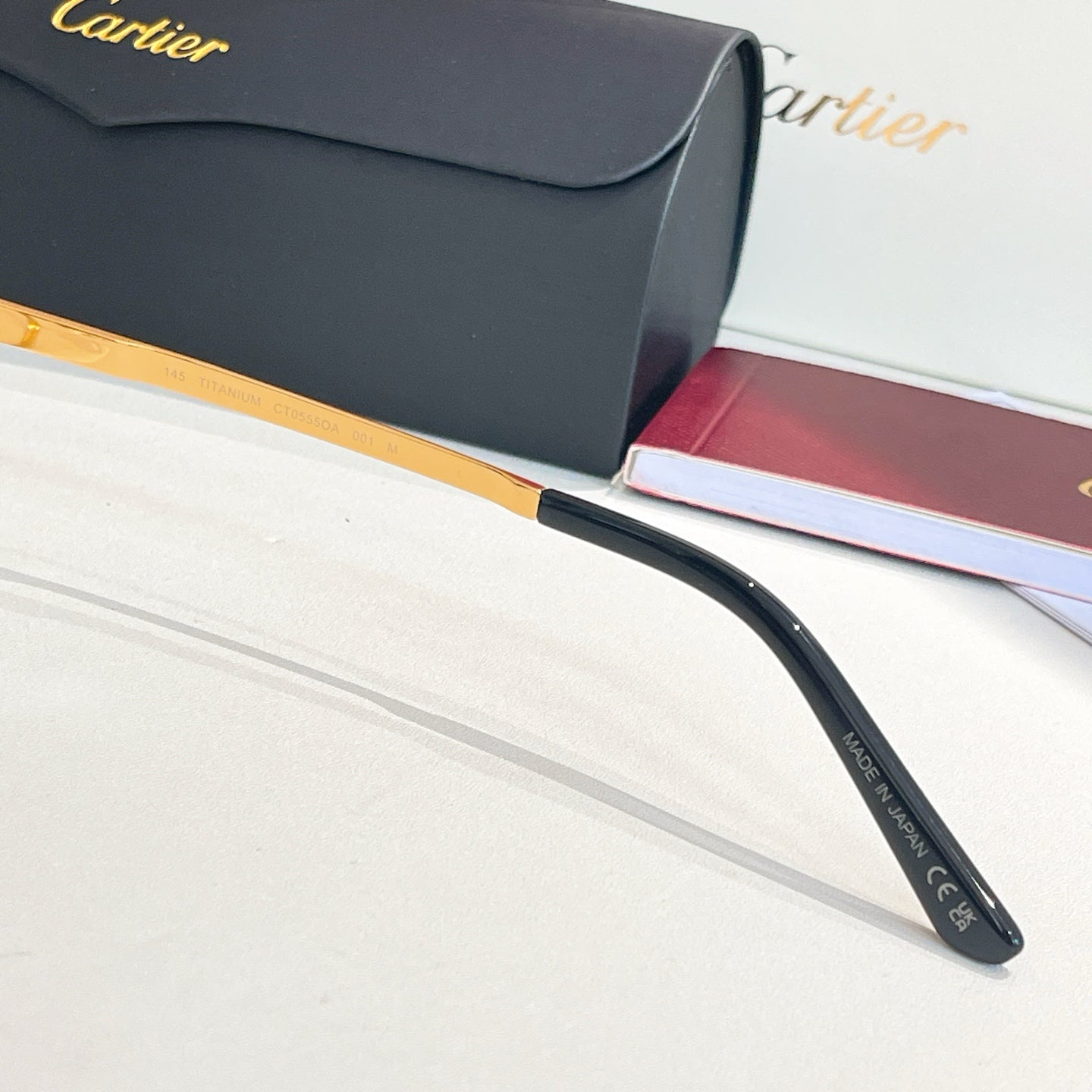SANTOS RECTANGULAR FRAME SUNGLASSES CT0555OA IN METAL - Black