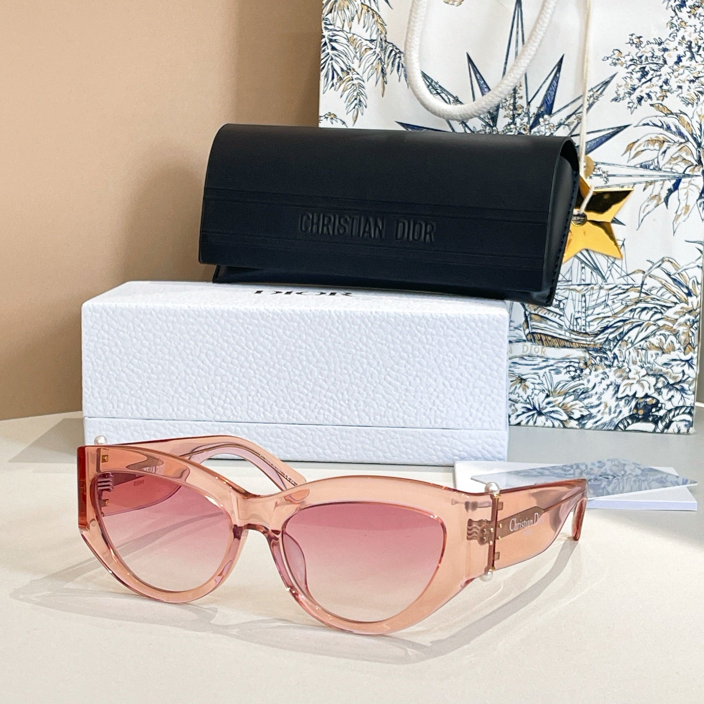 SIGNATURE SUNGLASS TRIABLE B1F IN ACETATE - Pink