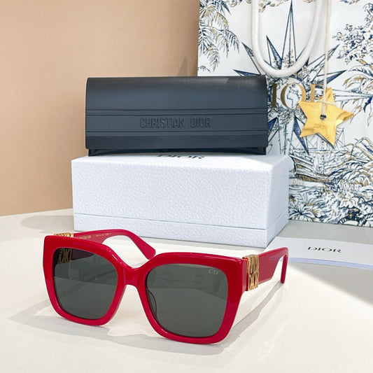 MONTAIGNE SUNGLASS MISSDIORS2F 581617 IN ACETATE - Red