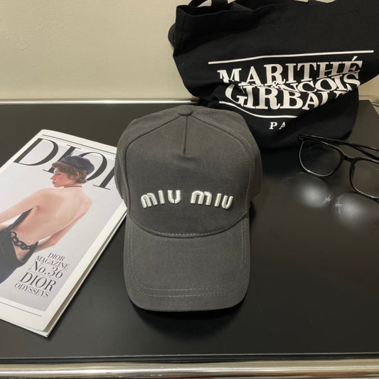 КЕПКА-БЕЙСБОЛКА MIUMIU З ВИШИВКОЮ З ДЕНІМУ, СТИЛЬ 78