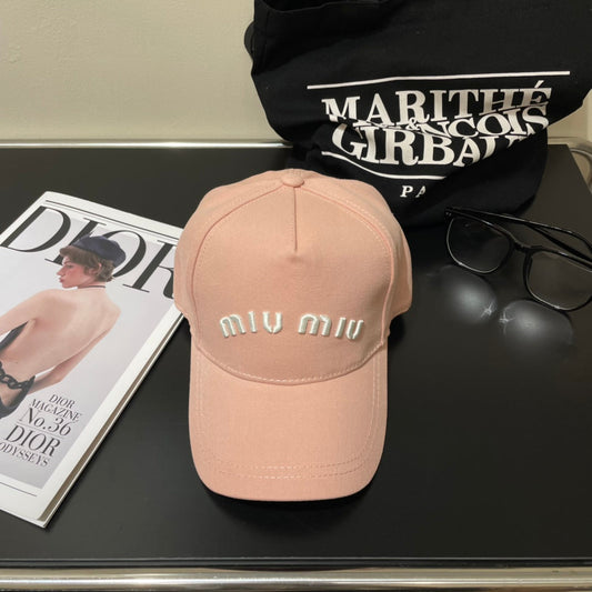 БЕЙСБОЛКА MIU MIU ДЕНІМ З ВИШИВКОЮ, СТИЛЬ 77