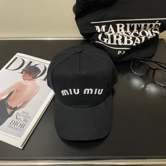 БЕЙСБОЛКА MIUMIU З ВИШИВКОЮ З ДЕНІМУ, СТИЛЬ 74