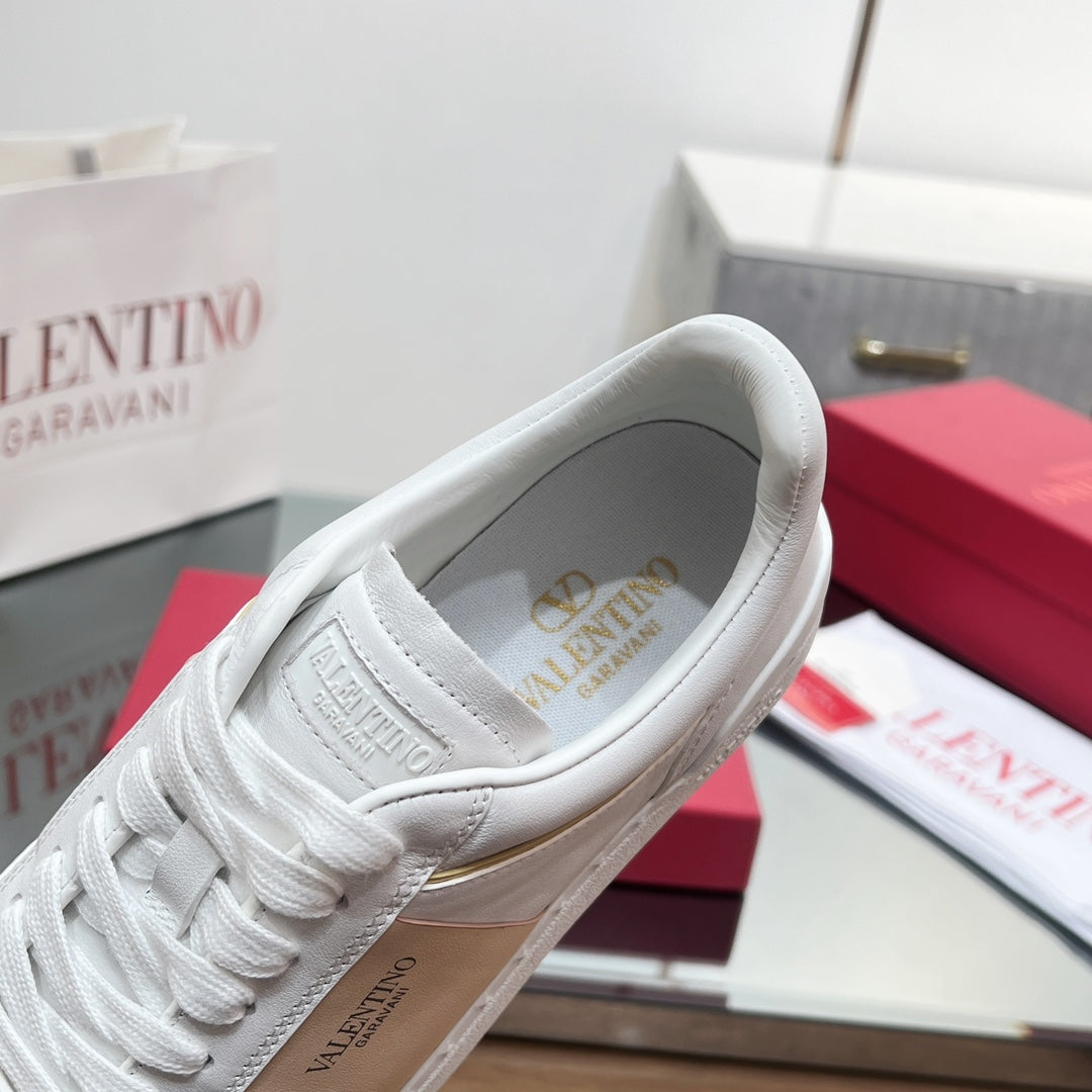 VALENTINO 25S UPVILLAGE SNEAKERS IN WHITE MIX BEIGE STYLE 2 - 35