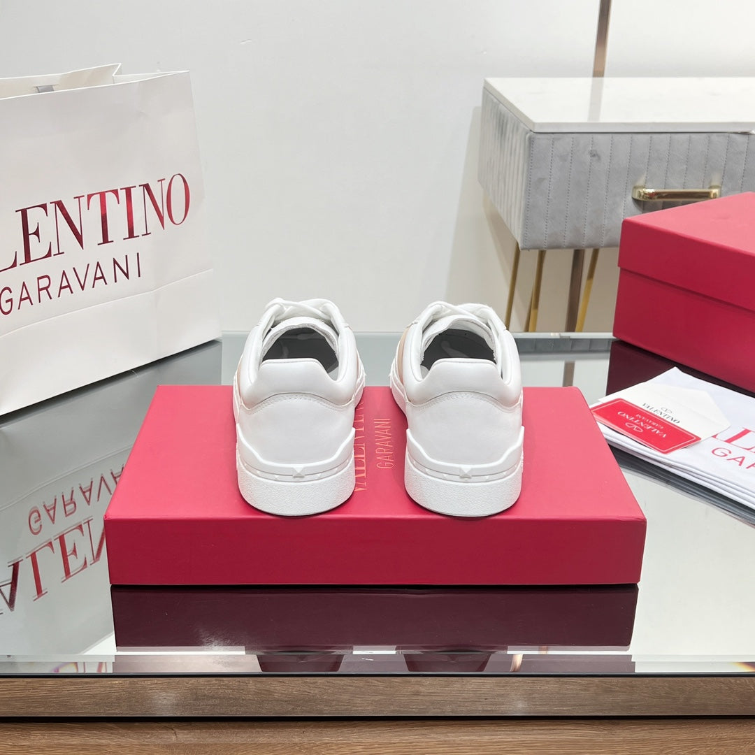 VALENTINO 25S UPVILLAGE SNEAKERS IN WHITE MIX BEIGE STYLE 2 - 35
