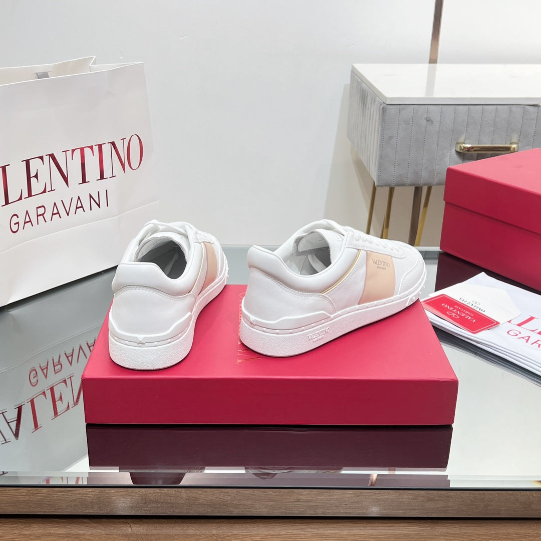 VALENTINO 25S UPVILLAGE SNEAKERS IN WHITE MIX BEIGE STYLE 2 - 35