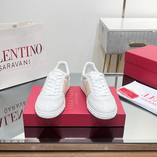 VALENTINO 25S UPVILLAGE SNEAKERS IN WHITE MIX BEIGE STYLE 2 - 35