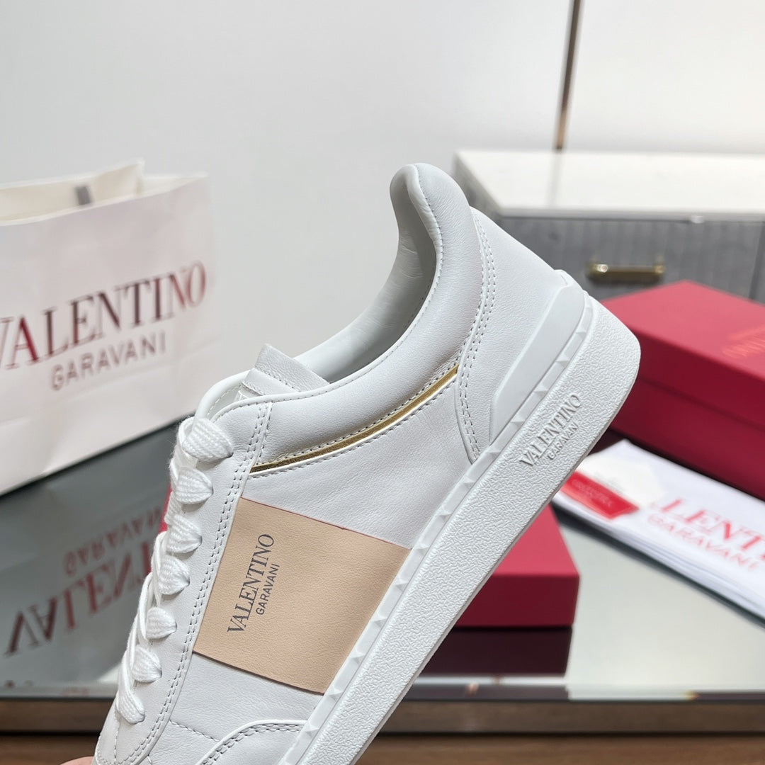VALENTINO 25S UPVILLAGE SNEAKERS IN WHITE MIX BEIGE STYLE 2 - 35