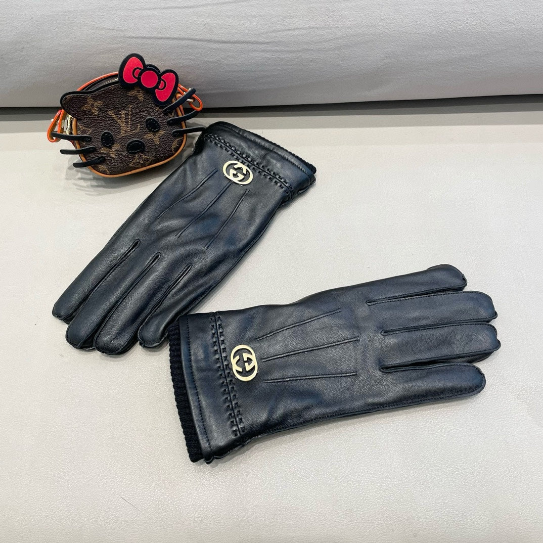 GLOVES IN BLACK LAMBSKIN 444432 - L