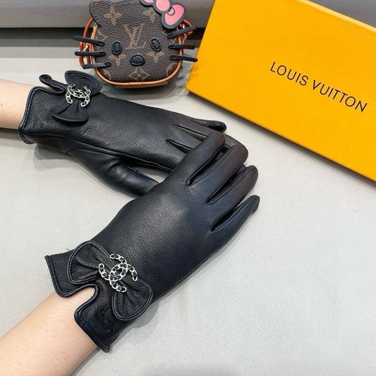 GLOVES IN BLACK LAMBSKIN 462395 - M