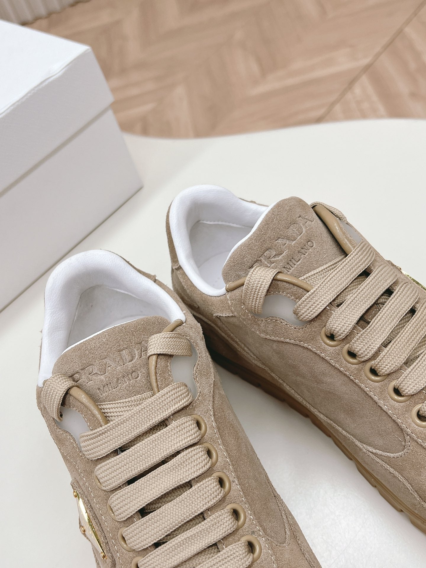 PRA FADED SUEDE SNEAKERS PEANUT - 35