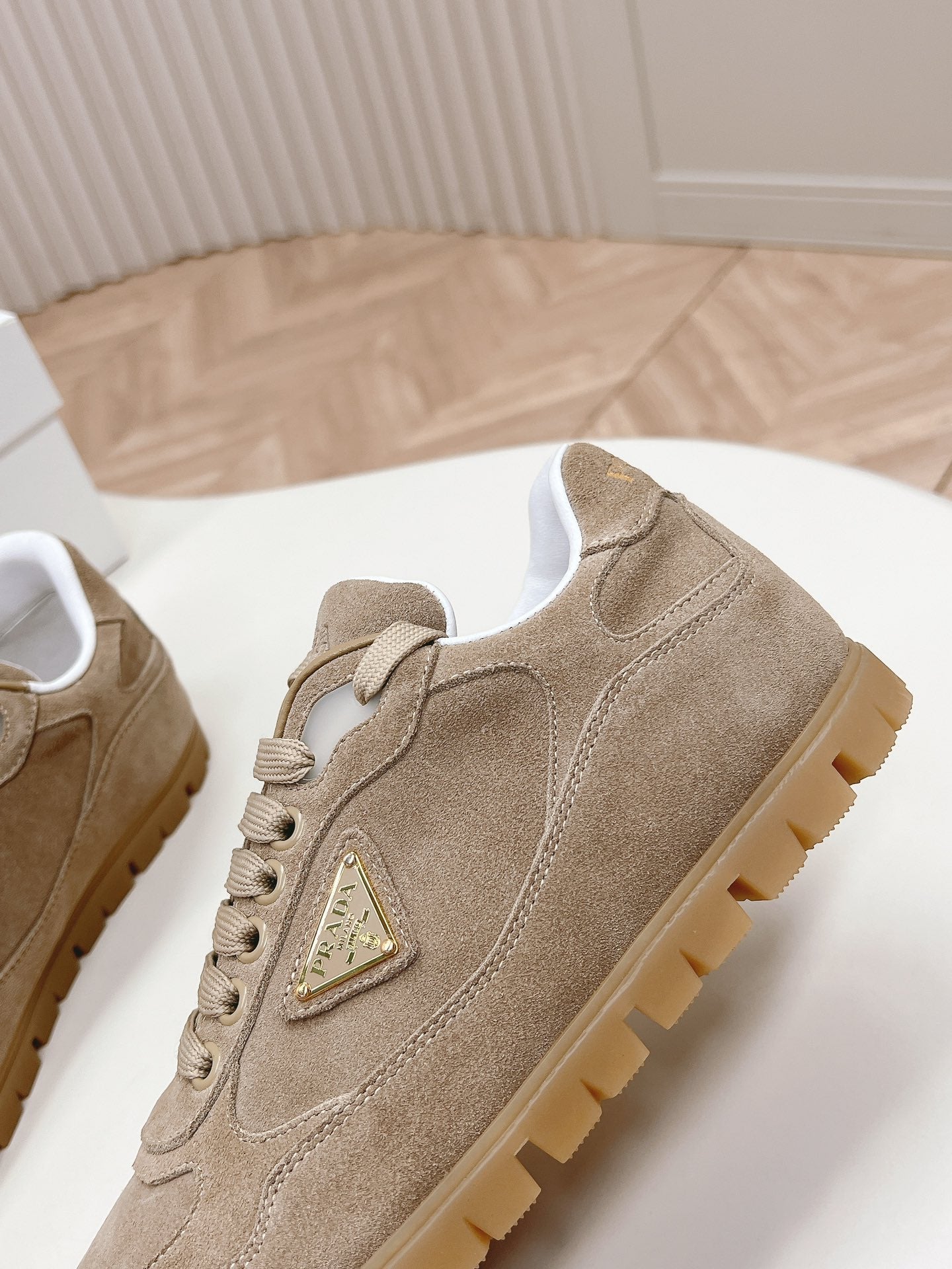 PRA FADED SUEDE SNEAKERS PEANUT - 35