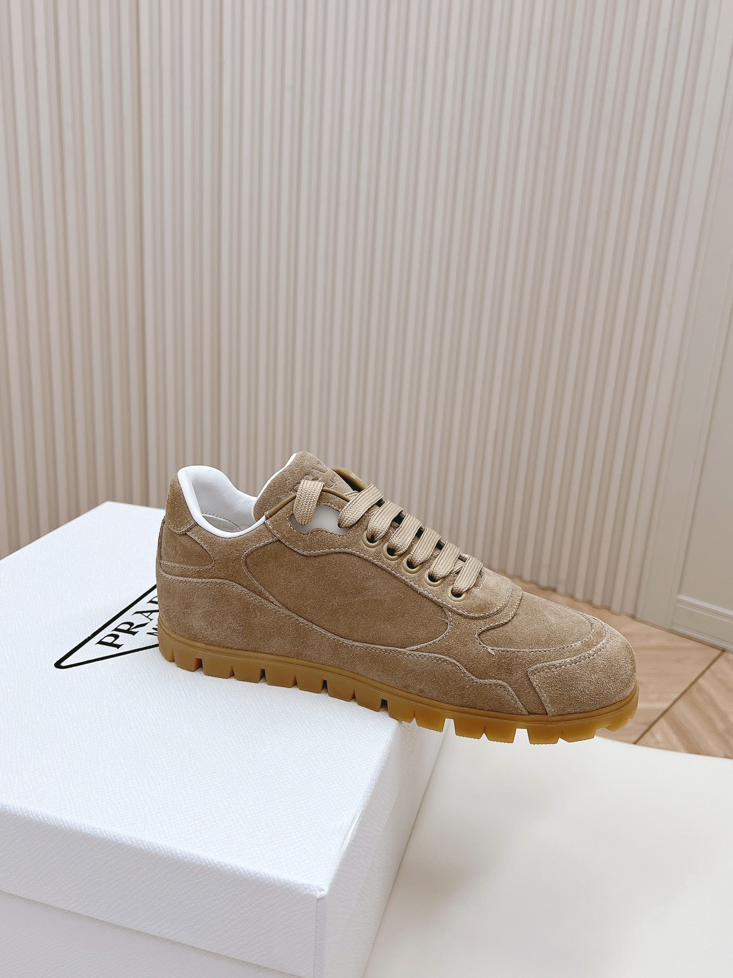 PRA FADED SUEDE SNEAKERS PEANUT - 35