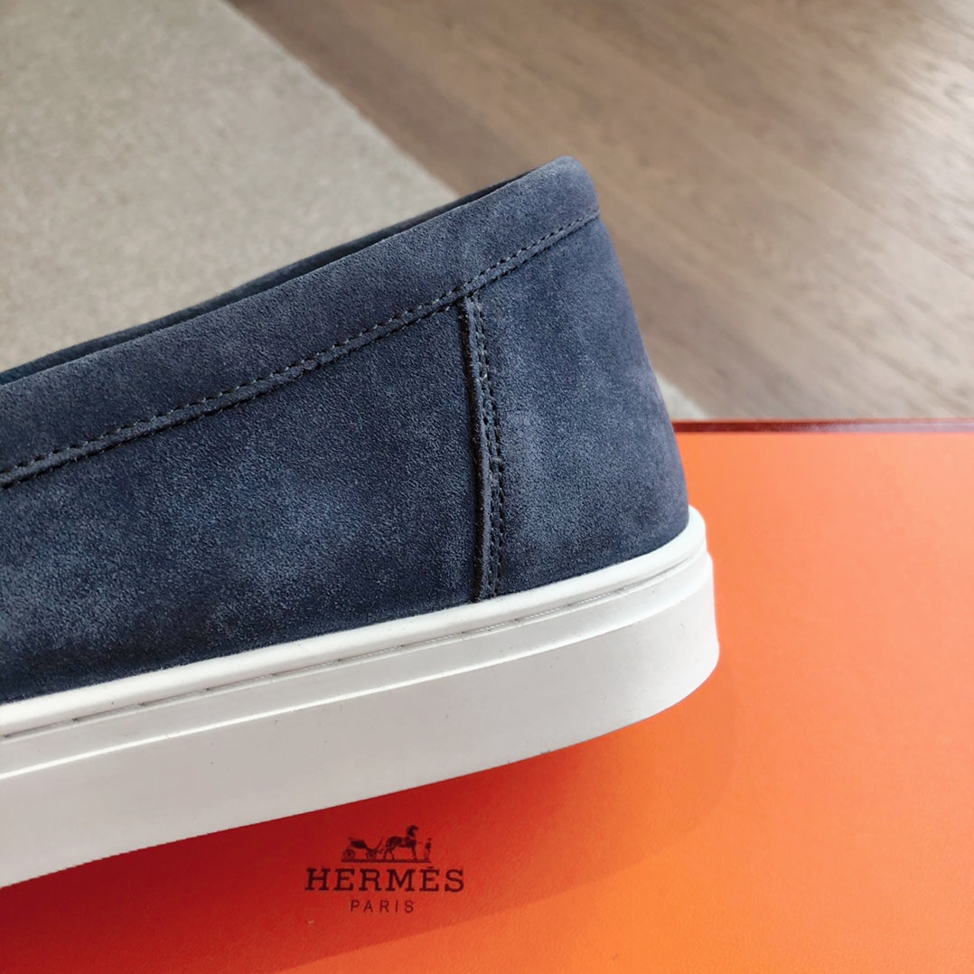 GAME SLIP-ON SNEAKER NAVY SUEDE - 35