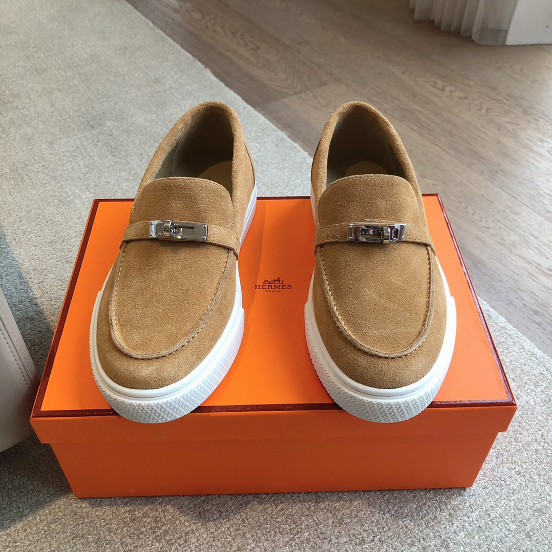GAME SLIP-ON SNEAKER CARAMEL SUEDE - 35