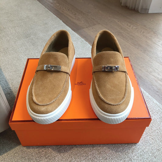 GAME SLIP-ON SNEAKER CARAMEL SUEDE - 35