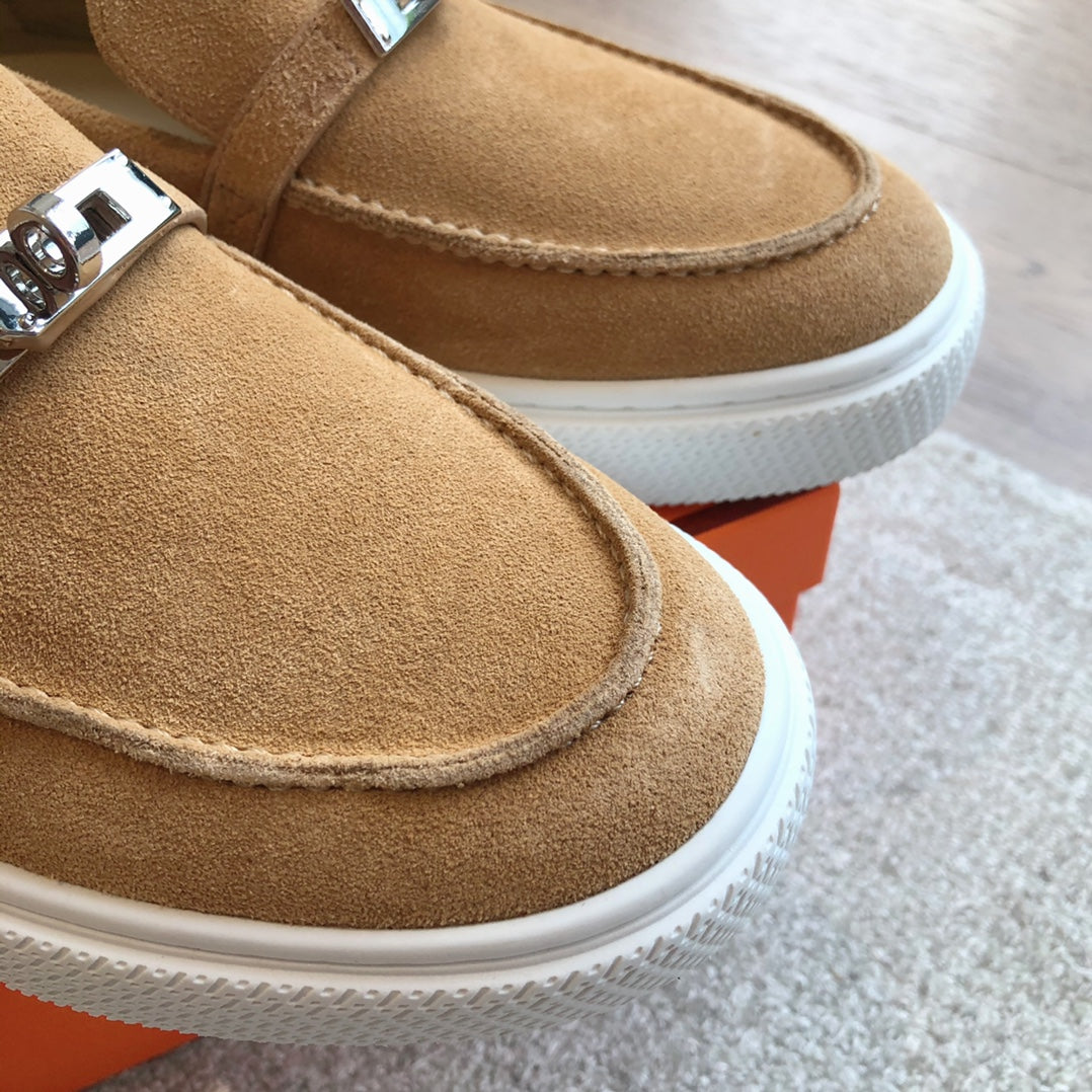 GAME SLIP-ON SNEAKER CARAMEL SUEDE - 35