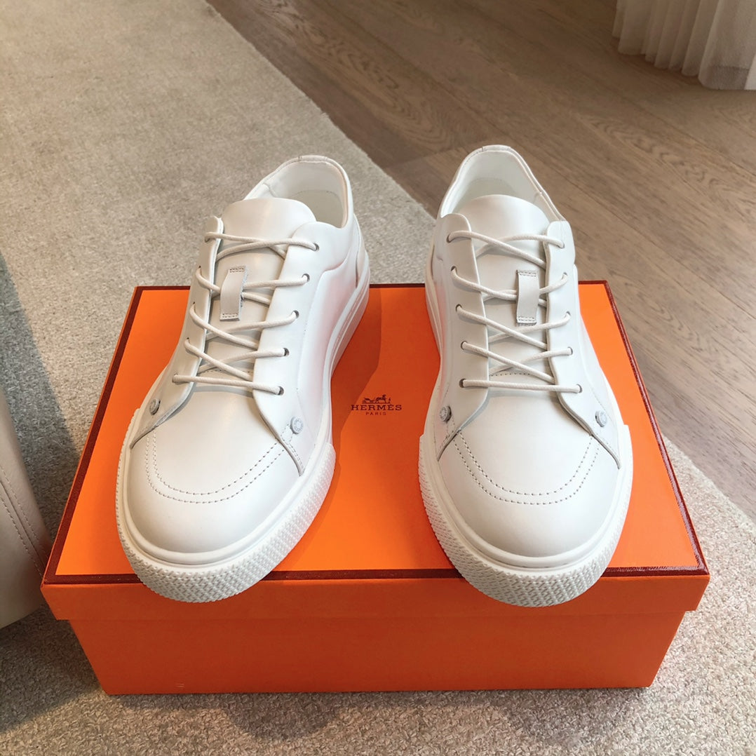 IRWIN SNEAKER WHITE CALFSKIN - 35