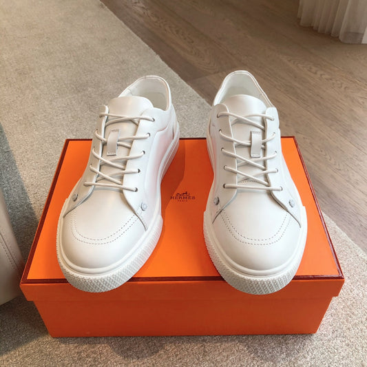 IRWIN SNEAKER WHITE CALFSKIN - 35