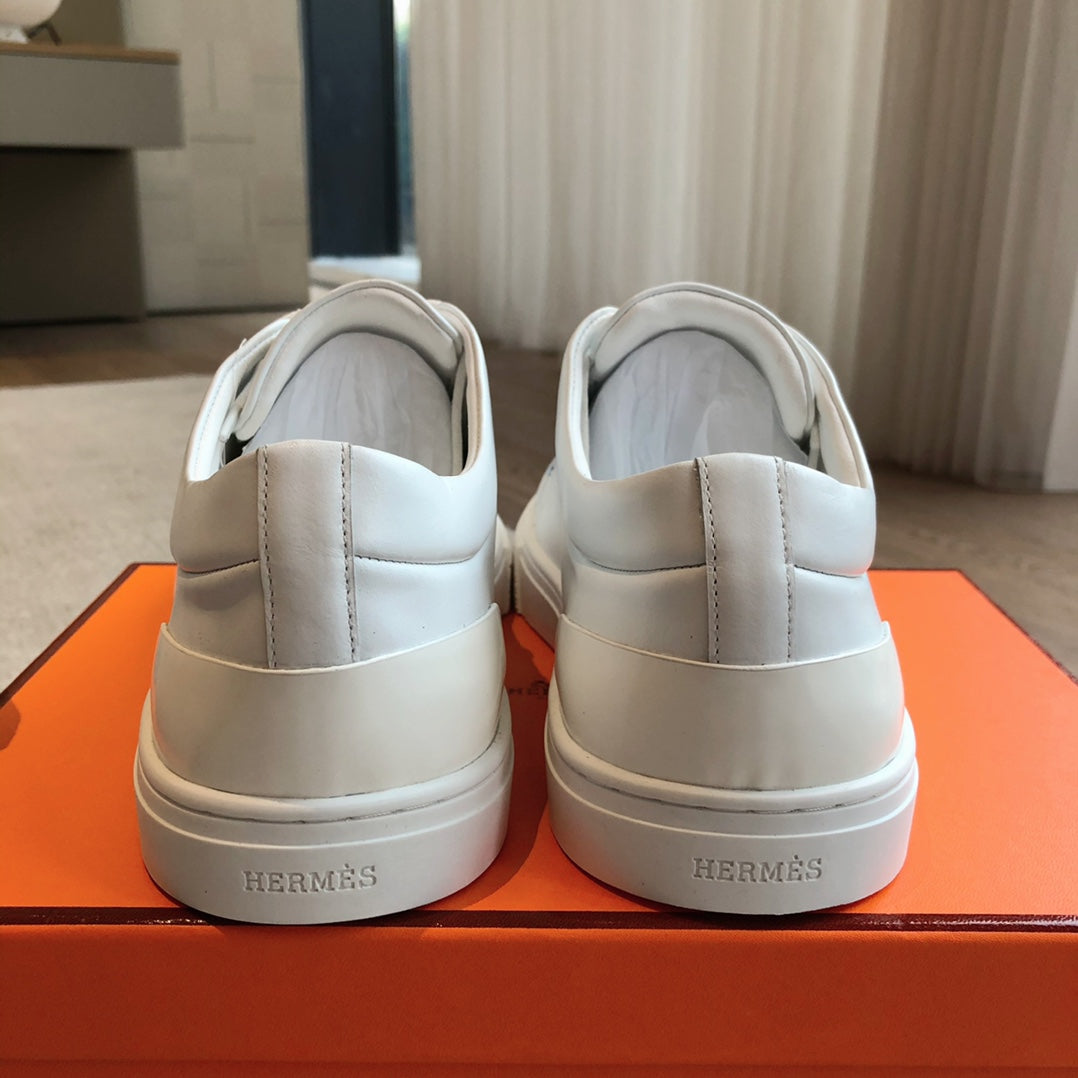 IRWIN SNEAKER WHITE CALFSKIN - 35