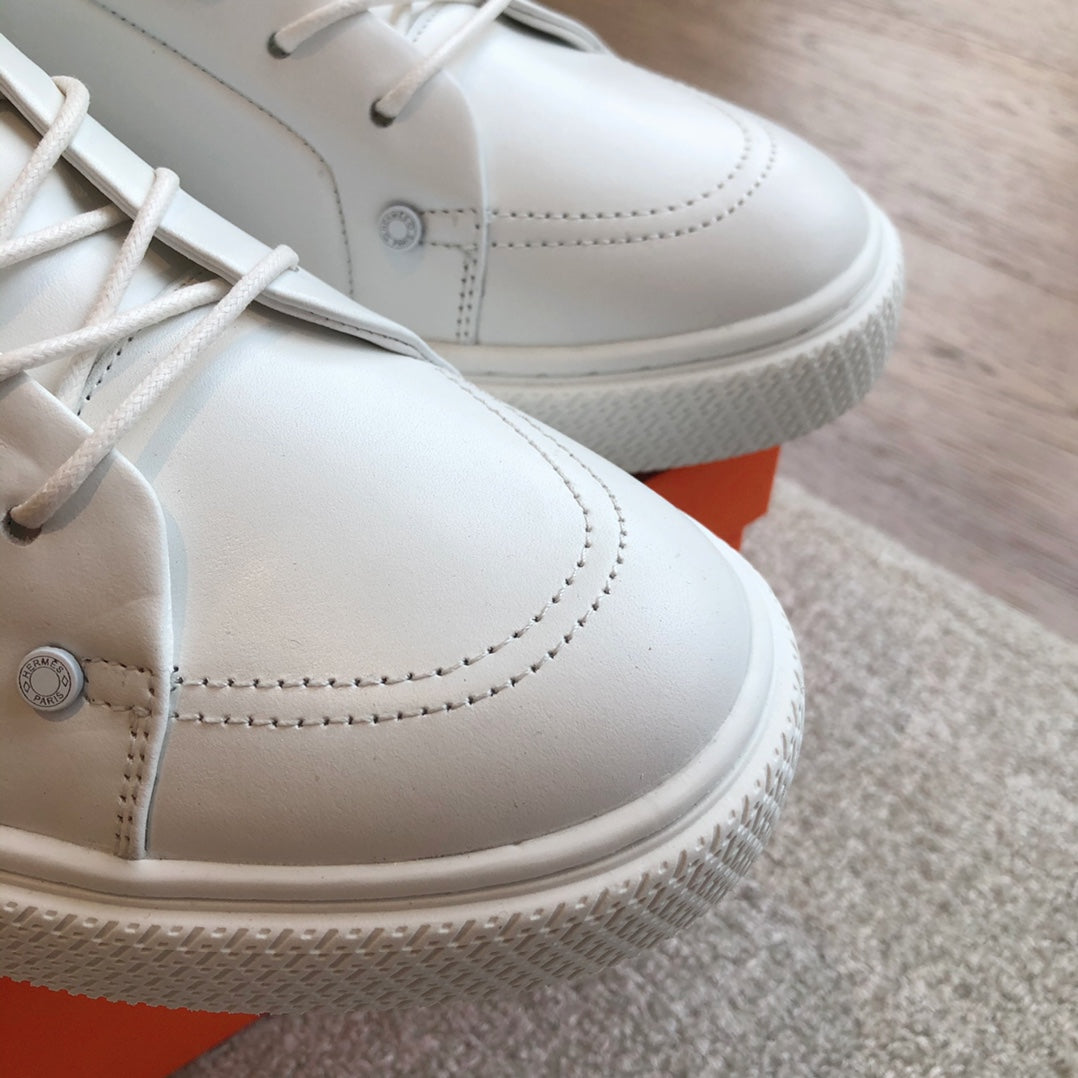 IRWIN SNEAKER WHITE CALFSKIN - 35
