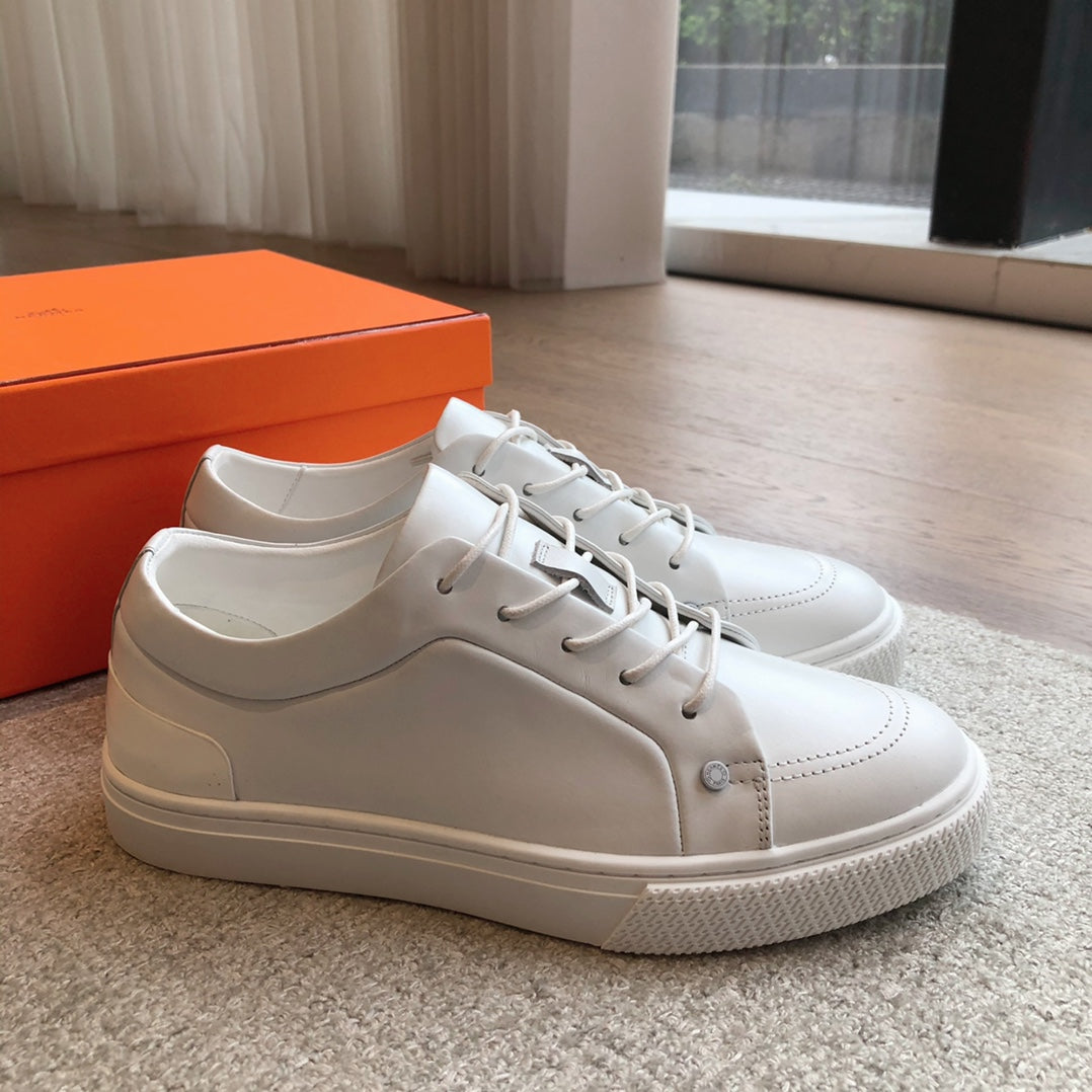 IRWIN SNEAKER WHITE CALFSKIN - 35