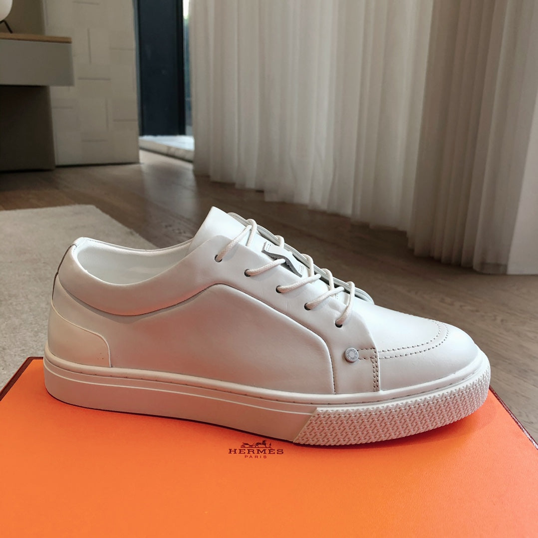 IRWIN SNEAKER WHITE CALFSKIN - 35